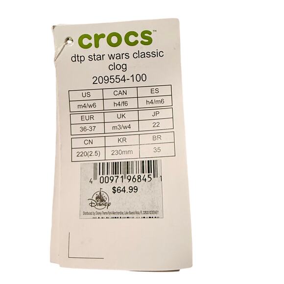Disney Star Wars Crocs 2024 – Classic Clog Galactic Empire Rebels Jibbitz | NWT - Picture 5 of 7